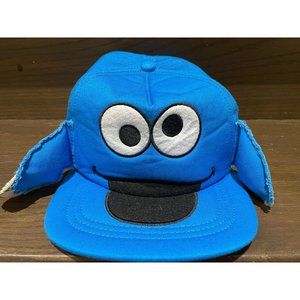 Sesame Street Cookie Monster Youth Snapback cotton Hat Gift Boy Girls Blue OSFM
